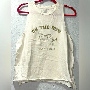 Aerie "On The Run (To My Bed) Muscle Tank